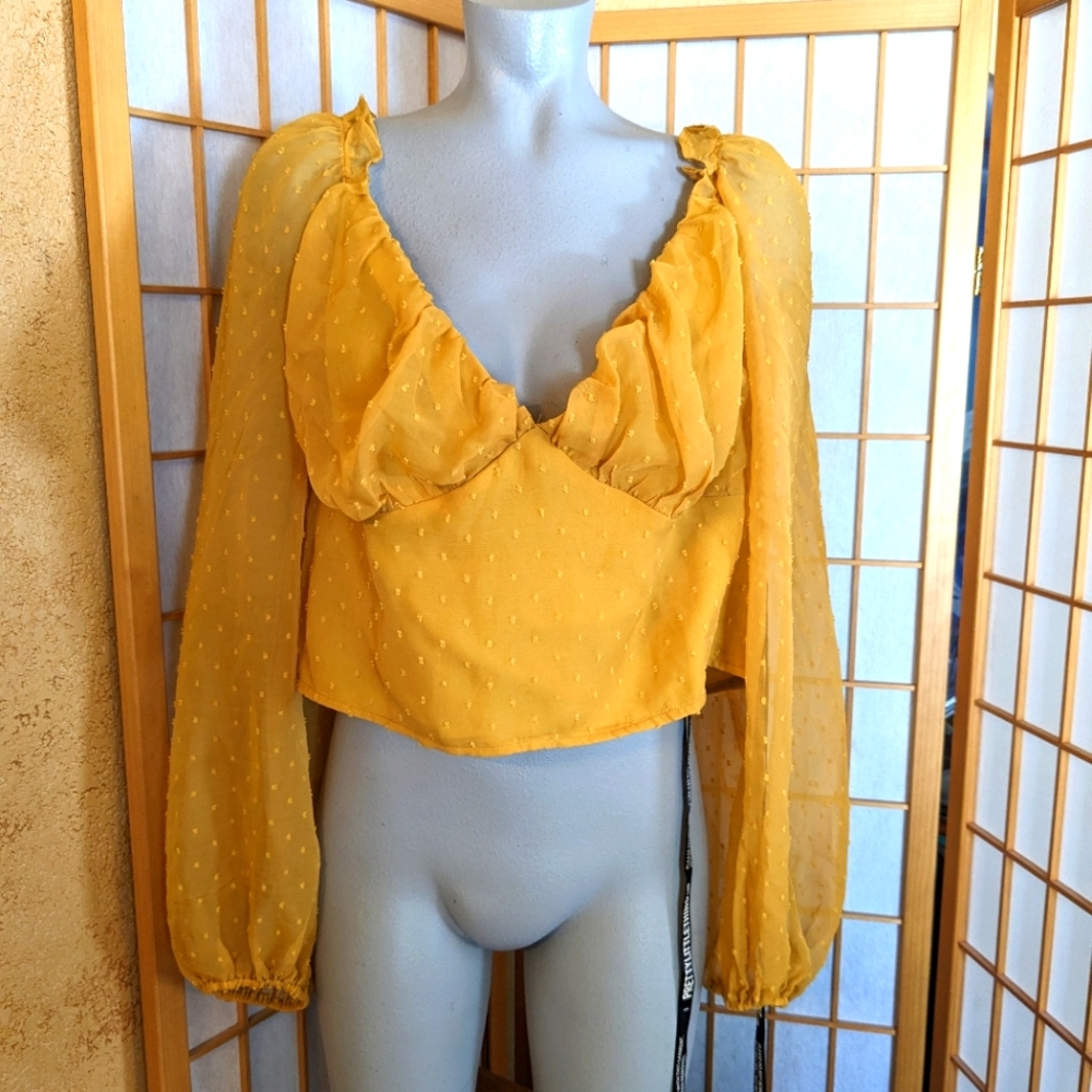 🆕 Pretty Little Thing,  crop top, NEW with tags, 1X.  #1A. FINAL PRICE DROP 💧